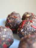 On-the-goji mocha truffles