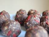On-the-goji mocha truffles