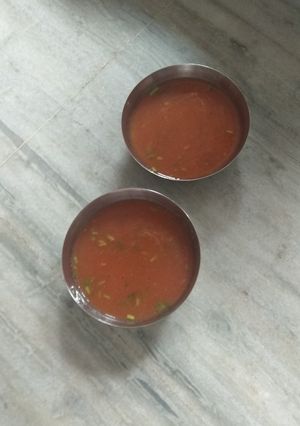 टोमेटो सूप(tomato soup recipe in hindi) रेसिपी मुख्य फोटो