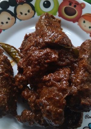 Foto resep Rendang basah ala Bunda Caca