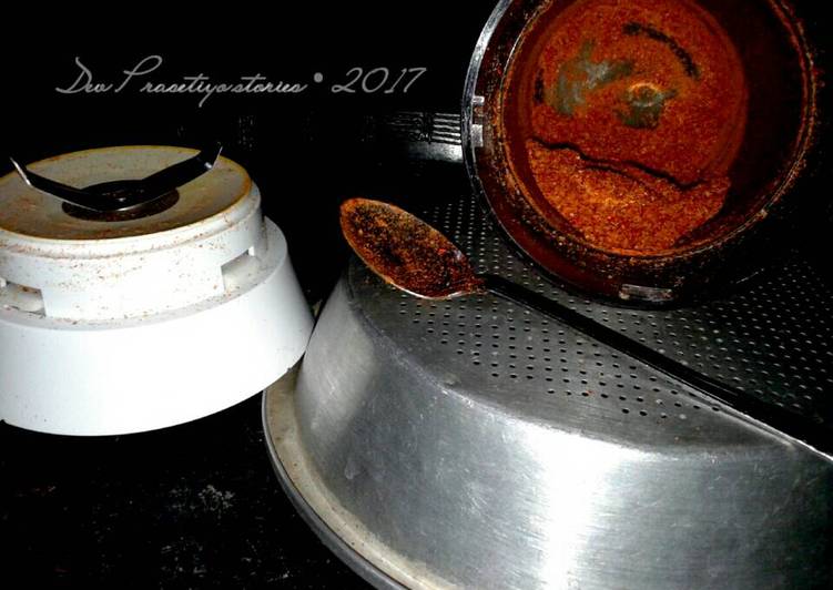 Cara Gampang Menyiapkan Sambal Tabur Rasa Ebi • Salted Chili Powder Anti Gagal