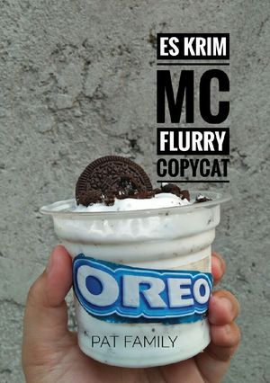 Foto resep Resep Es krim Mc Flurry ala mekdi