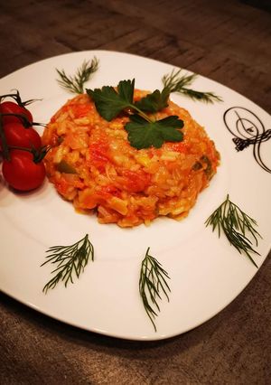 O poză a rețetei Ghiveci de legume cu orez.