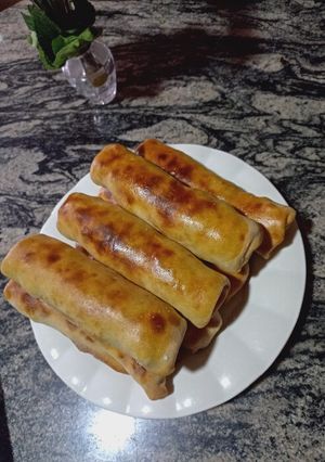 A picture of Egg paste Stuffed bread.