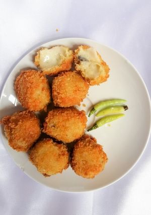 Foto resep Kroket Ayam Jamur Keju Lumer