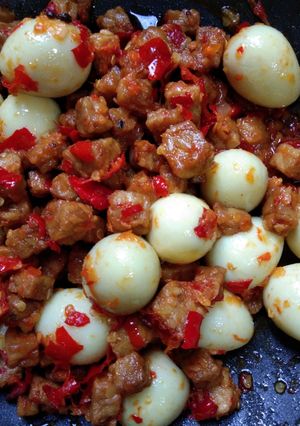 Foto resep Sambal Tempe Telur Puyuh Simple