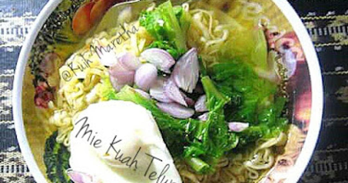 Mie Kuah Telur Simple