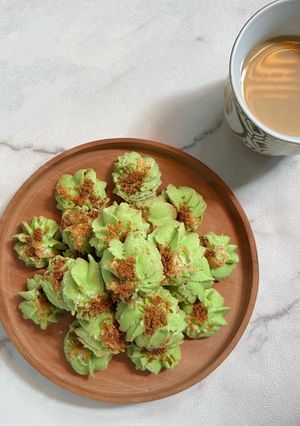 Foto resep Cookies Pandan Gula Aren