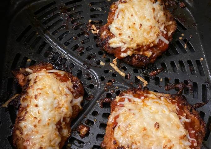 Air fried chicken Parmesan