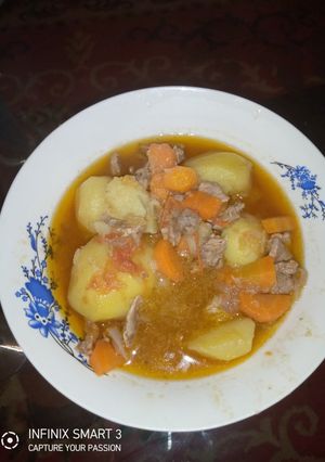 A picture of Beef stew.