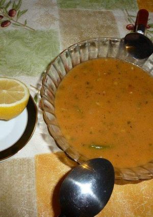 صورة لوصفة حساء ساخن