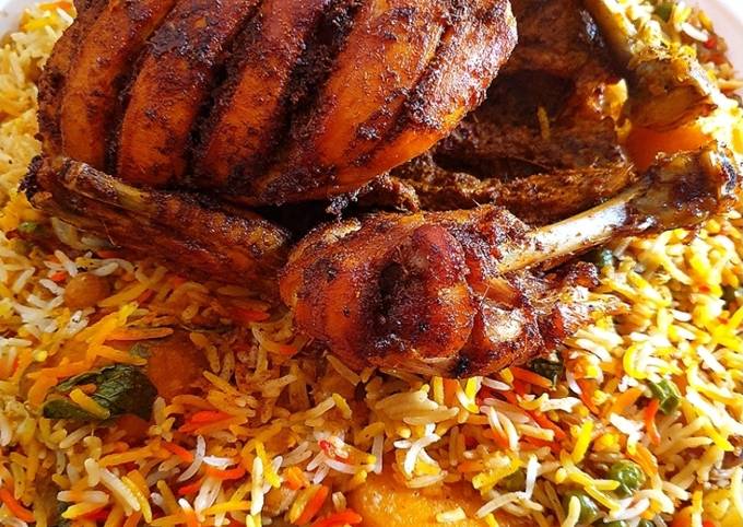 Recipe of Any-night-of-the-week Chatpati chargha biryani