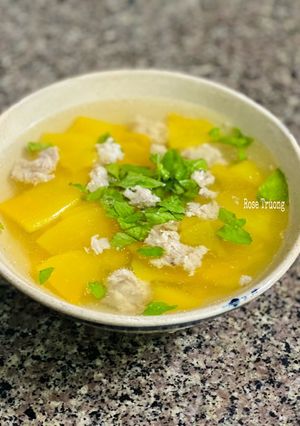 Hình của món Canh Đu Đủ Nấu Thịt Nạc.