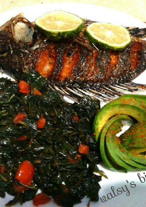 A picture of Deep fried fish.