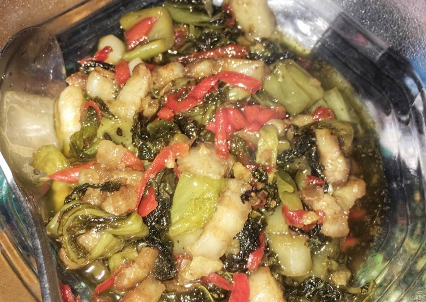 Sayur asin simpel enak