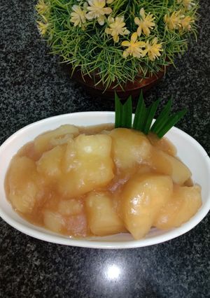 Foto resep Singkong Saus Gula Merah