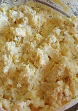 A picture of Autumn's Tater Salad.