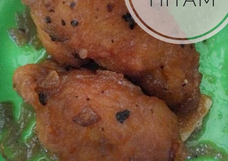 Ayam tepung saus lada hitam