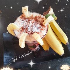 A picture of Healthy ❤️ Banana protein Smoothies.