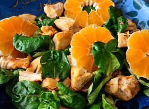 Una foto de 💥 ENSALADA DE POLLO A LA MANDARINA 💥