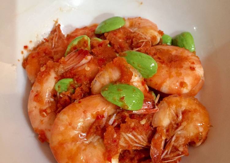 Resep Udang Pete Balado yang Enak