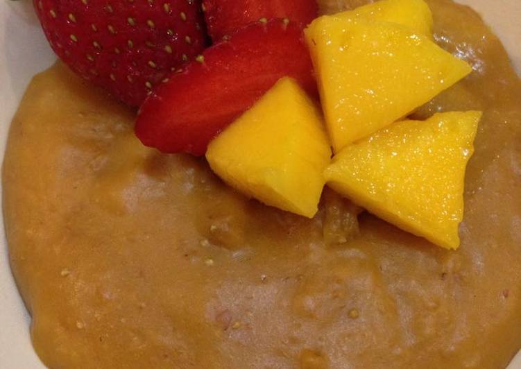 Puding Susu Mangga Stroberi #mpasi9bulan