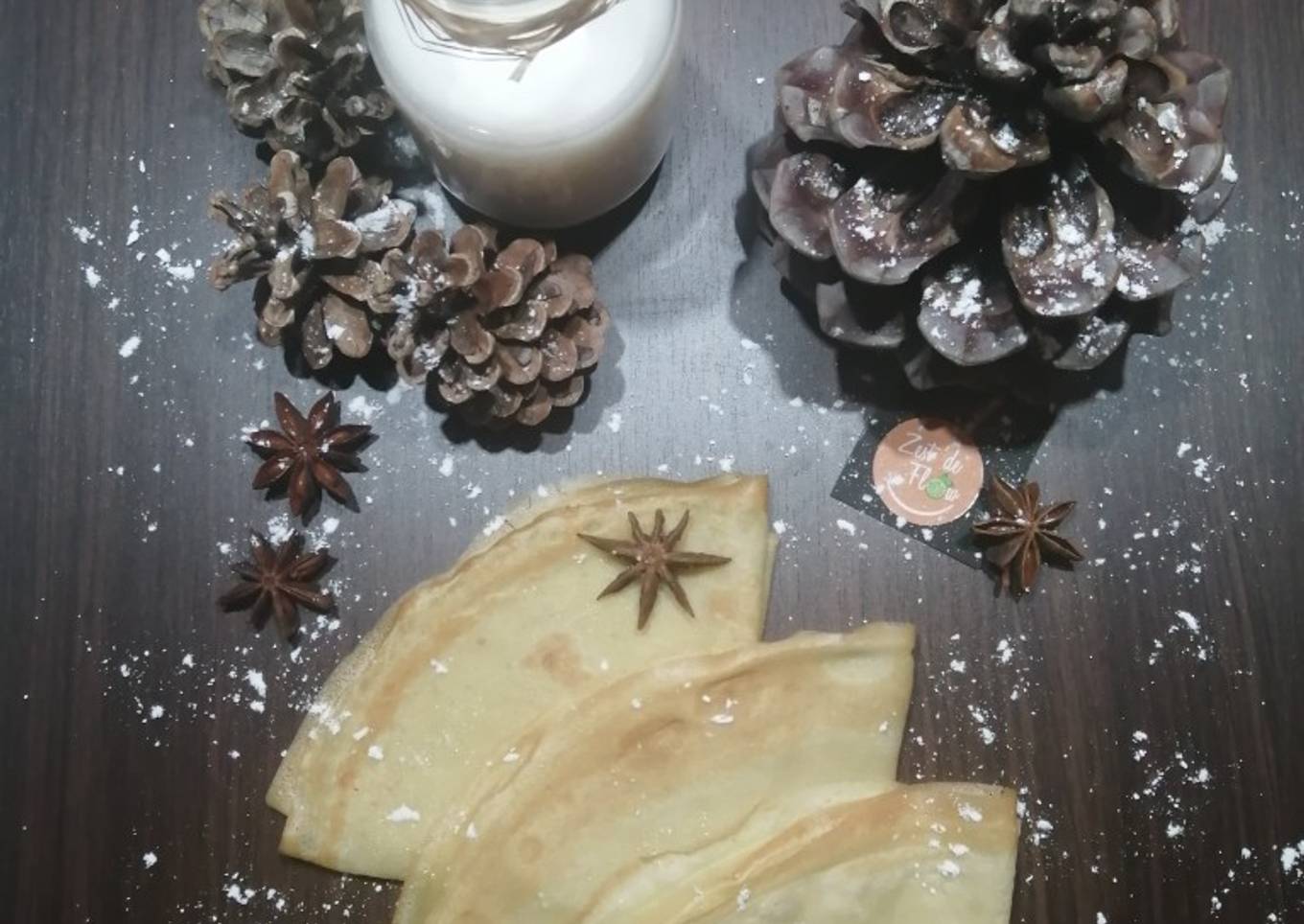 🥞Crêpes sans lactose, allégées en sucre et gluten🥞