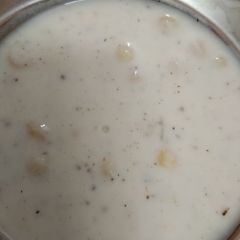 A picture of Boondi raita.