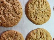 A picture of creamy peanut butter cookies