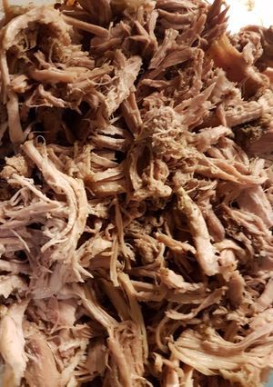 Una foto de Carne Mechada estilo Cubano