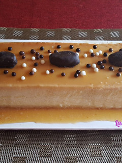 Una foto de Flan de Cacahuetes