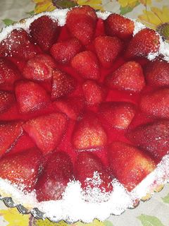 Una foto de Torta de frutilla