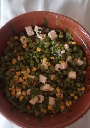 Una foto de Ensalada de ejotes
