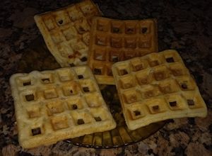 Foto de Wafles light com 3 ingredientes