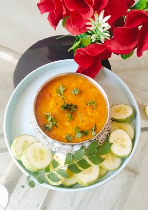 A picture of Kokam Masoor Dal Recipe 😋.
