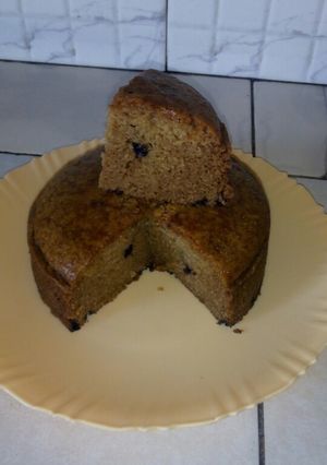 A picture of Whole wheat (atta) vanilla cake(eggless).