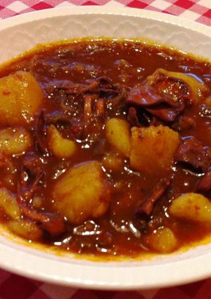 Una foto de Patatas con potas