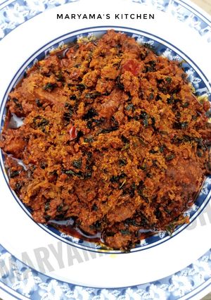 A picture of Egusi soup.