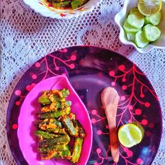 A picture of Bhindi masala.