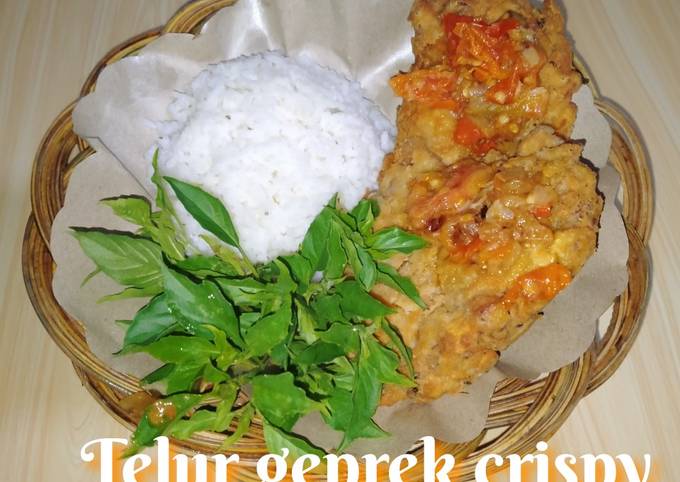 Langkah Mudah Membuat Resep Telur geprek crispy – Resep Makan Harian