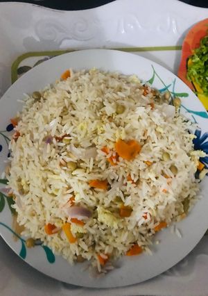 A picture of VEGETABLEs RICE😋.