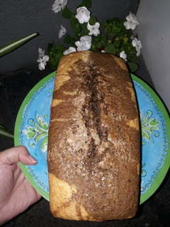 Una foto de Budín marmolado