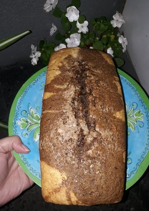 Una foto de Budín marmolado