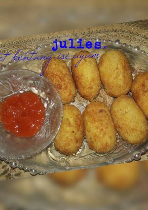 Foto resep Kroket kentang isi ayam