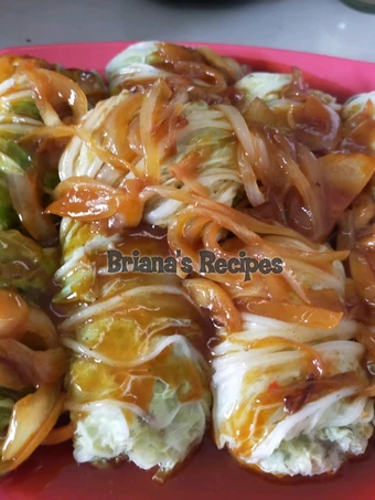 Cara Mudah Membikin Resep Roll sawi isi ayam yang Enak Banget Anti Ribet, Lezat Sekali