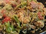Salmone e broccoli con riso
