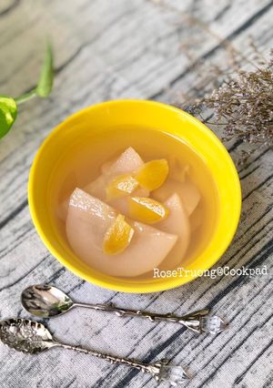 Hình của món Lê Chưng Gừng.