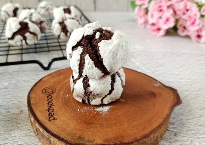 Resep Brownie Crinkle Cookies Anti Gagal