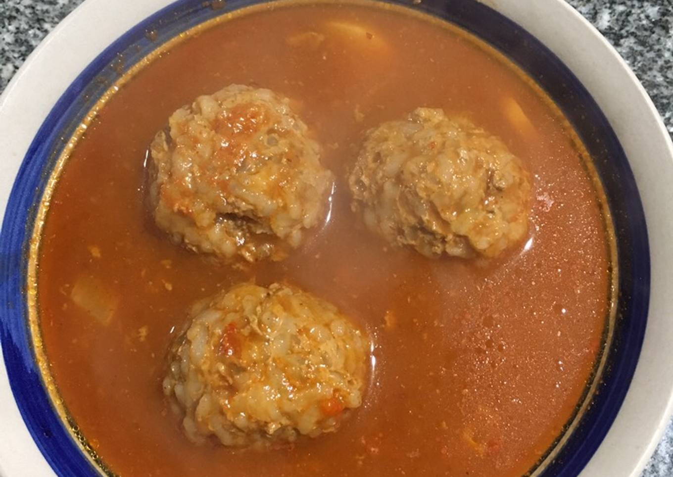 Albóndigas en salsa de chipotle