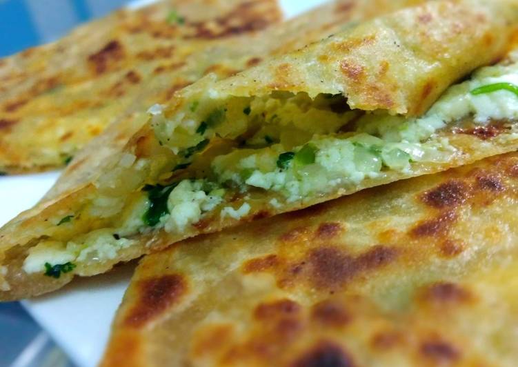Easiest Way to Make Homemade Paneer paratha
